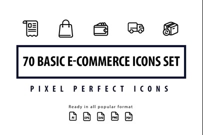 Basic E- Commerce Icons