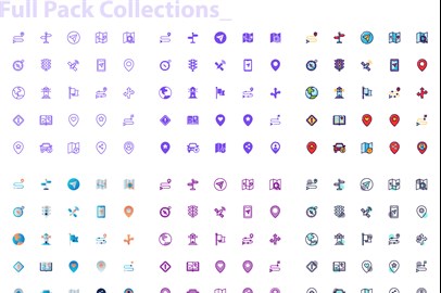 Map & Navigation Icons