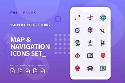 Map & Navigation Icons