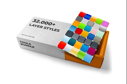 ToolsBundle - Brushes, Patterns, Layer styles and Gradients