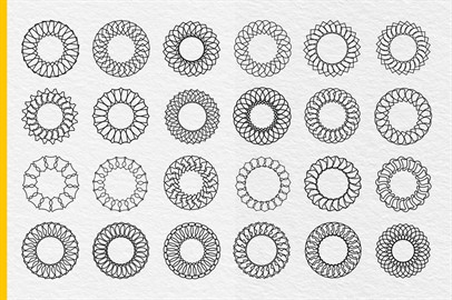 Collection 500 Mandala Vector - Graphics / Illustrations