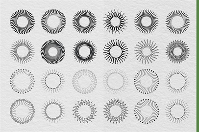 Collection 500 Mandala Vector - Graphics / Illustrations