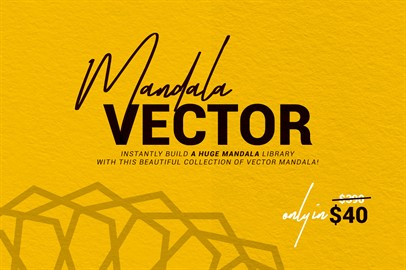 Collection 500 Mandala Vector - Graphics / Illustrations