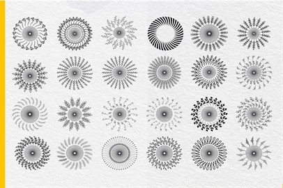 Collection 500 Mandala Vector - Graphics / Illustrations