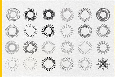 Collection 500 Mandala Vector - Graphics / Illustrations