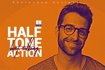 Halftone Photoshop Actions