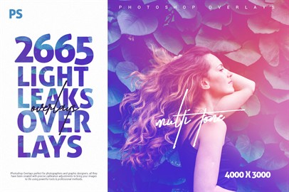 2665 Light leak Overlays