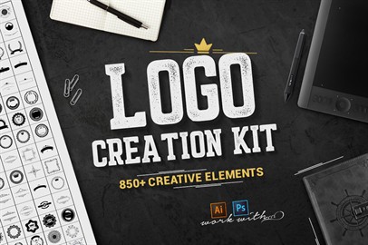 Logo Creation Kit - Mockup / Template