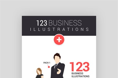 123 Business Illustrations Available In 2 Formats ai and svg