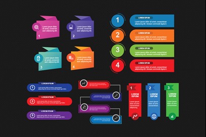 25+ Vector Infographics Templates - Mockup