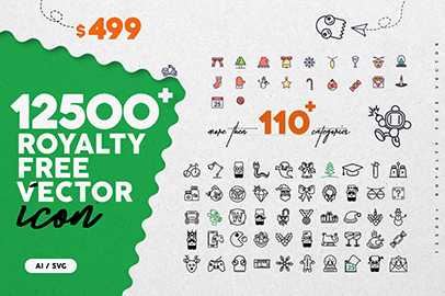 12500+ Royalty Free Vector Icons