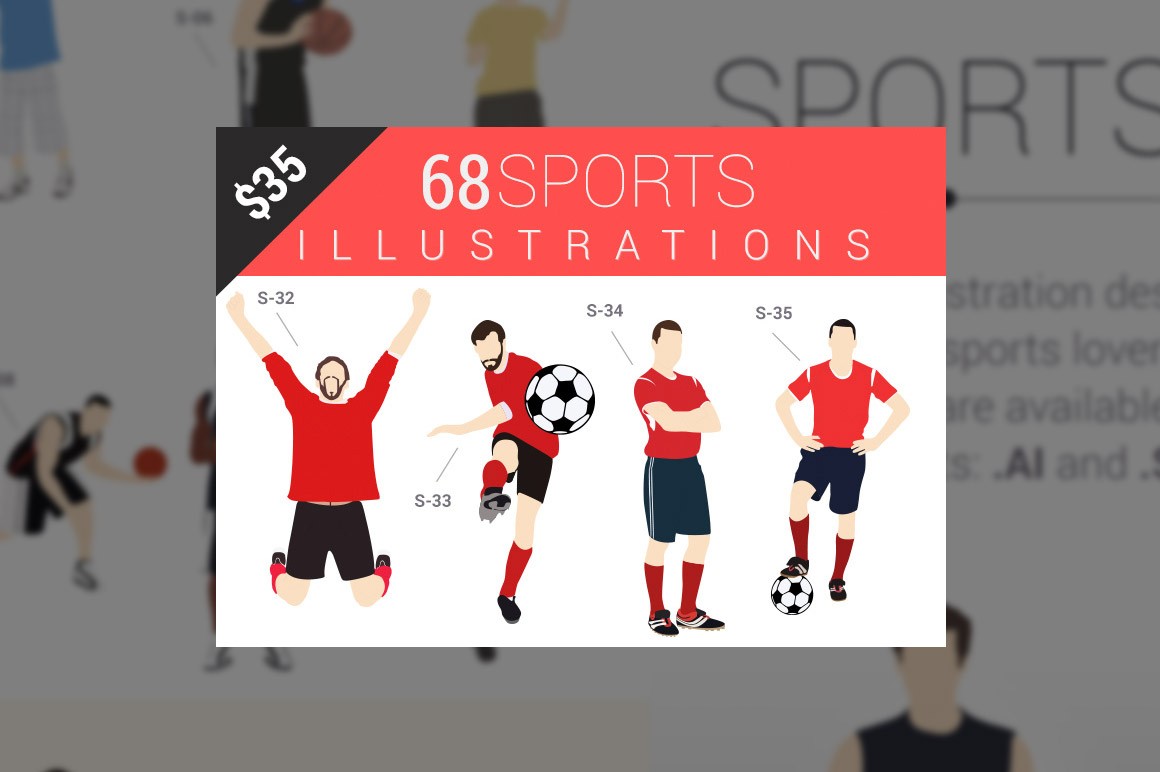 68 Character Illustrations Available In 2 Formats ai and svg