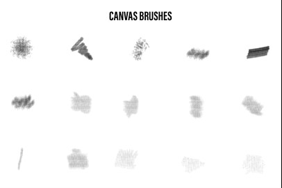 29 Realistic Canvas Brushes for Photoshop