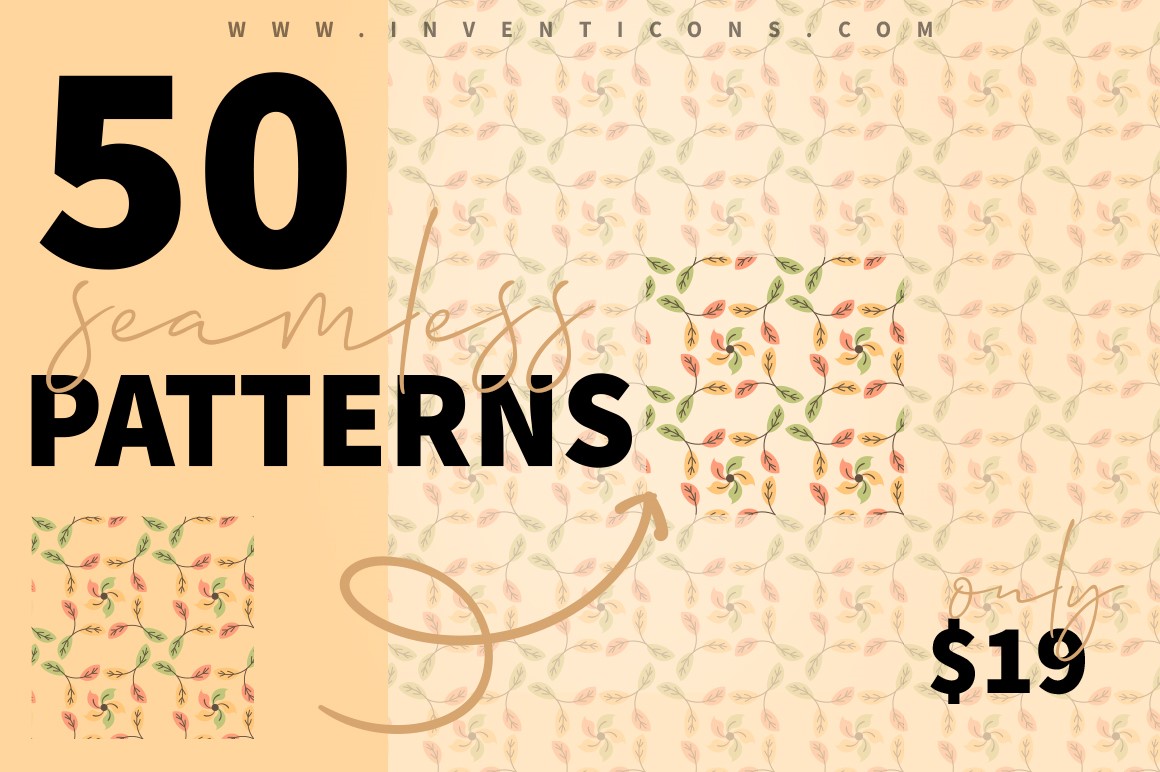 50 Chic Seamless Patterns