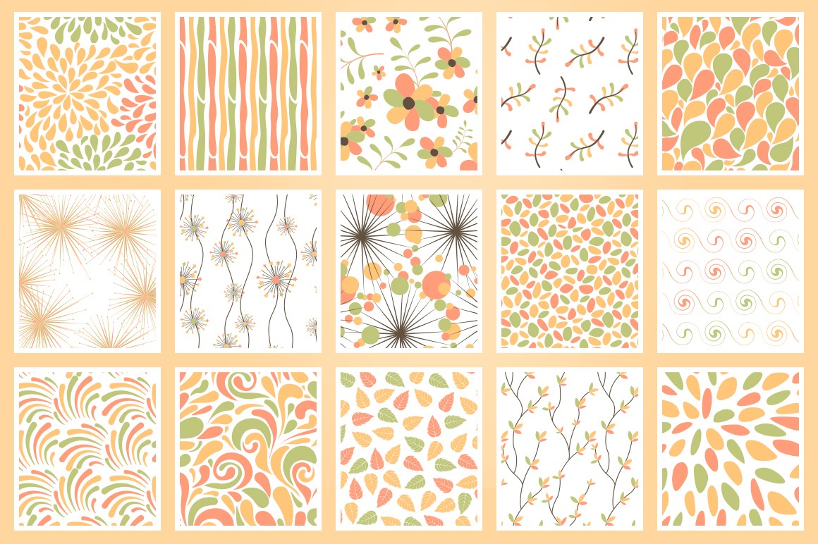 50 Chic Seamless Patterns | Inventicons