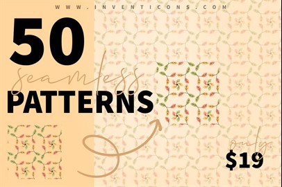 50 Chic Seamless Patterns