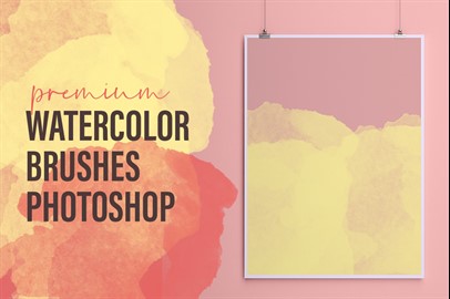89 Realistic Watercolor Brushes - Photoshop