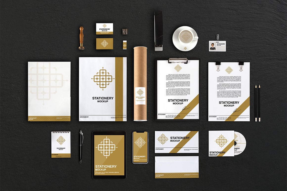 Branding Stationery Mockups - III