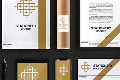 Branding Stationery Mockups - III