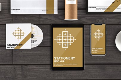 Branding Stationery Mockups - VII