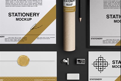 Branding Stationery Mockups - IX