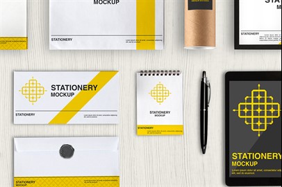 Branding Stationery Mockups - XI