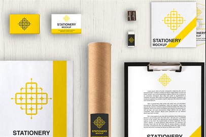 Branding Stationery Mockups - XI