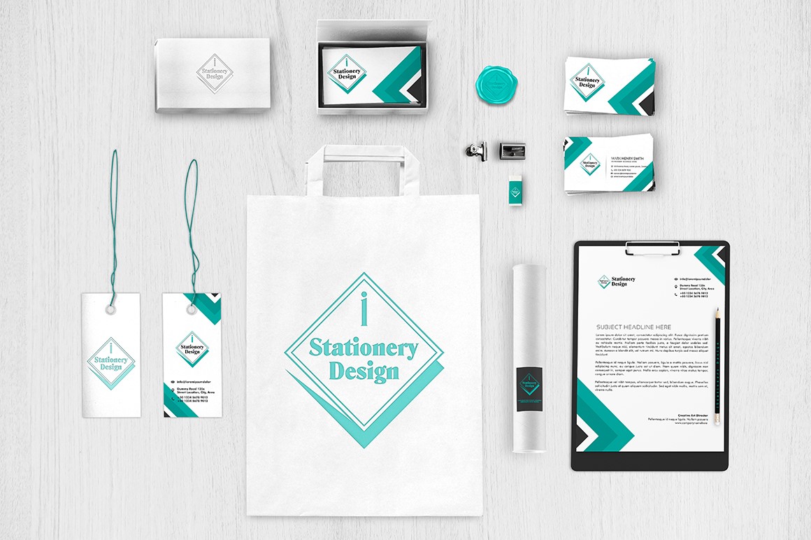 Branding Stationery Mockups - XII