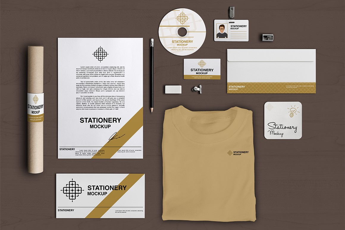 Branding Stationery Mockups - XV