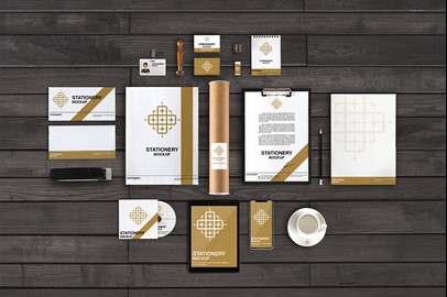 Bundle of 15 Branding Stationery Mockups