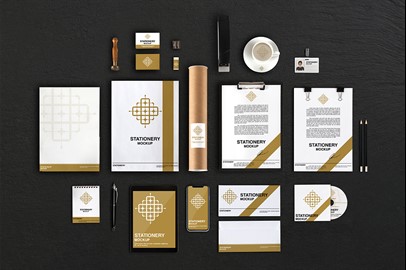 Bundle of 15 Branding Stationery Mockups