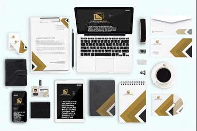 Bundle of 15 Branding Stationery Mockups