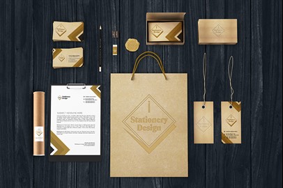 Bundle of 15 Branding Stationery Mockups