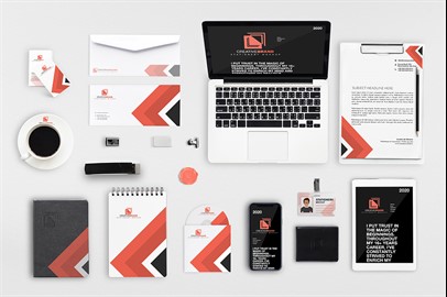 Bundle of 15 Branding Stationery Mockups