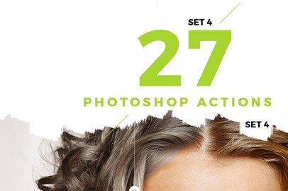 Vintage Bundle - 27 Amazing Photoshop Actions and Vectors