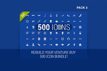 Rebuild Your Venture Buy 500 Icon Bundle!