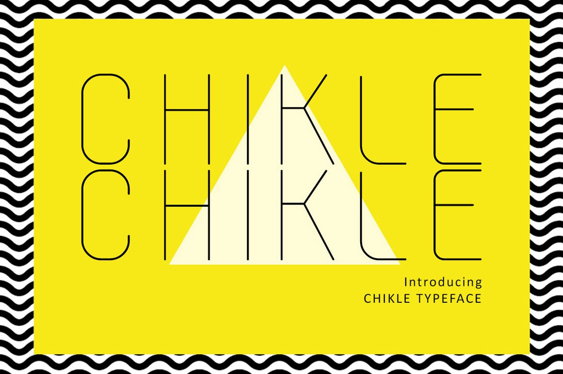 Chikle Chikle - Font