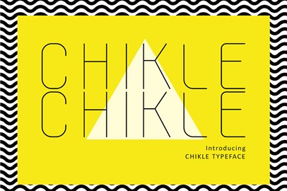 Chikle Chikle - Font