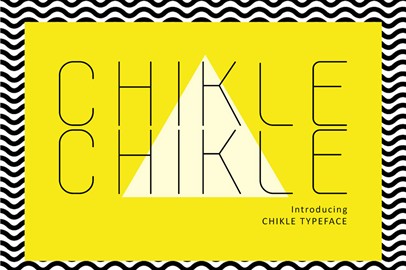 Chikle Chikle - Font