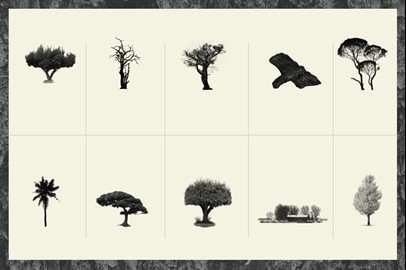 30 Realistic Tree Brushes for Photoshop