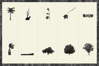 30 Realistic Tree Brushes for Photoshop