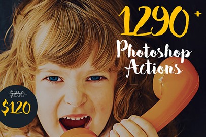 1290 Photoshop Actions - Largest Actions Bundle!