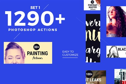 1290 Photoshop Actions - Largest Actions Bundle!