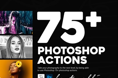 75+ Photoshop Actions