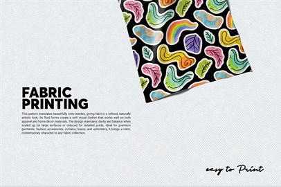 100 - Organic Abstract Watercolour Seamless Pattern