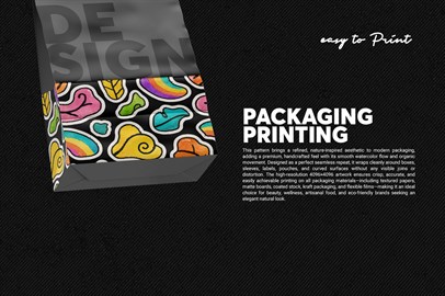 100 - Organic Abstract Watercolour Seamless Pattern