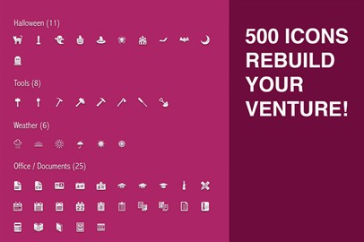 500 Icons Rebuild Your Venture!