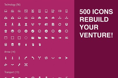 500 Icons Rebuild Your Venture!