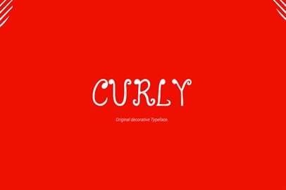 Curly Typeface