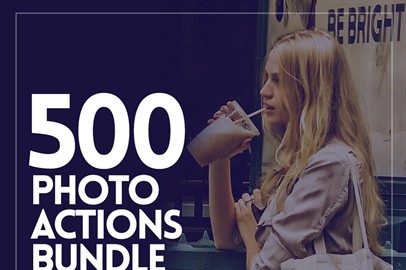 500 Amazing Photoshop Actions